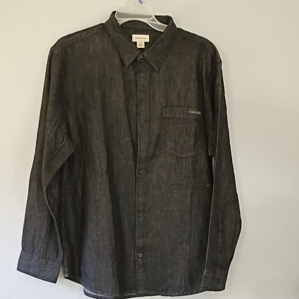 Calvin Klein Charcoal Long Sleeve Shirt